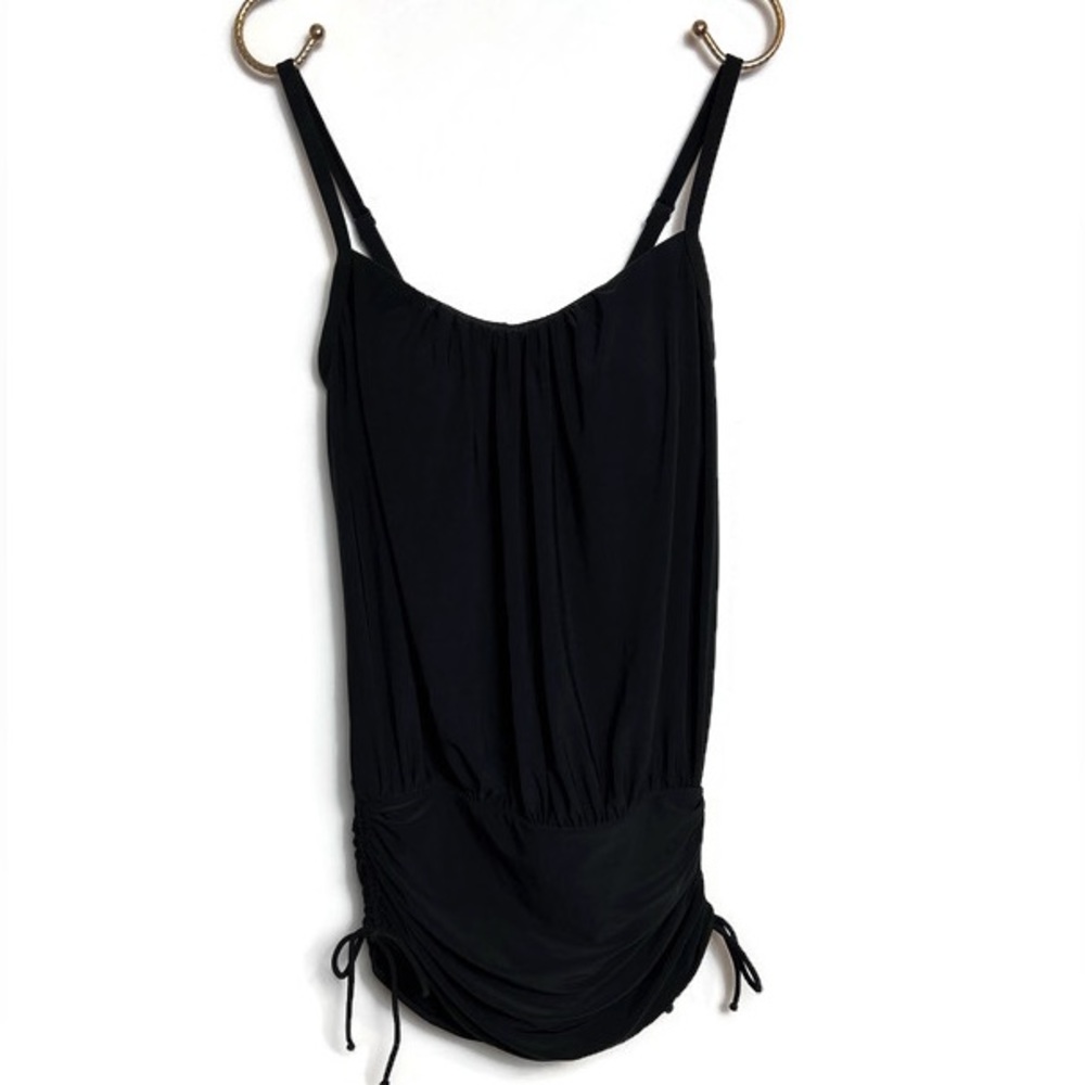 Venus Black One Piece Swimsuit Swim Dress Size 8